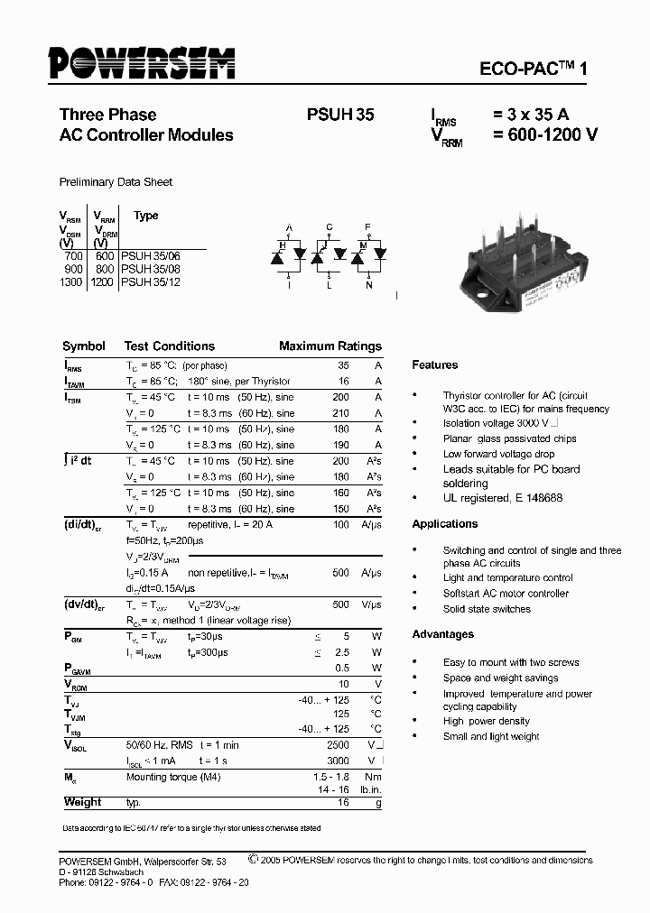 PSUH35_4546940.PDF Datasheet