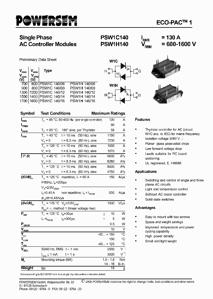 PSW1H140_4763381.PDF Datasheet
