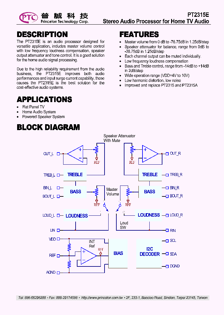 PT2315E-S_4819292.PDF Datasheet
