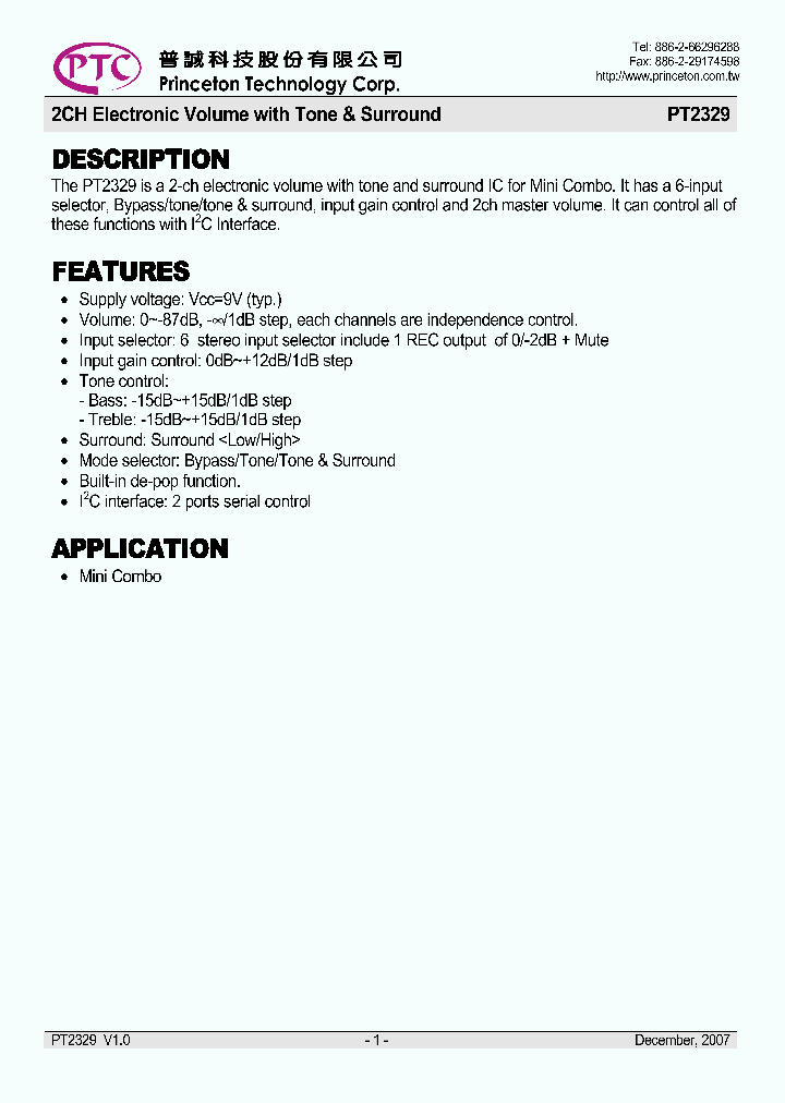 PT2329_4509636.PDF Datasheet