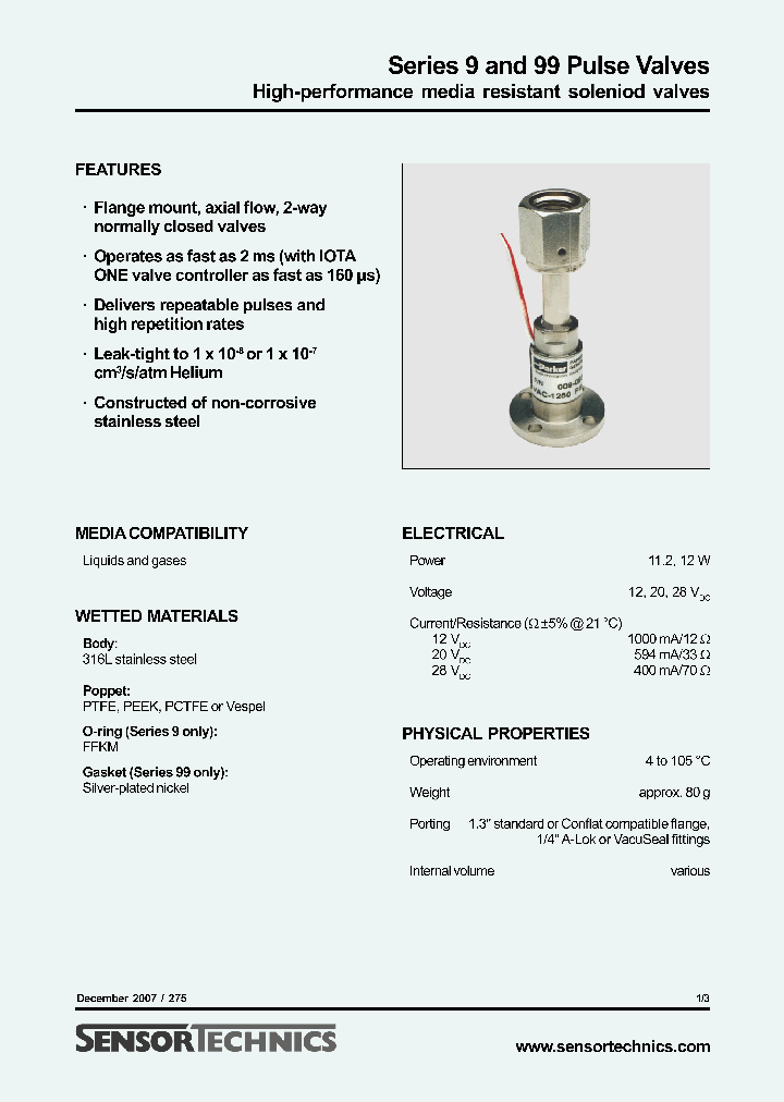 PULSE-VALVES-9-99_4462342.PDF Datasheet