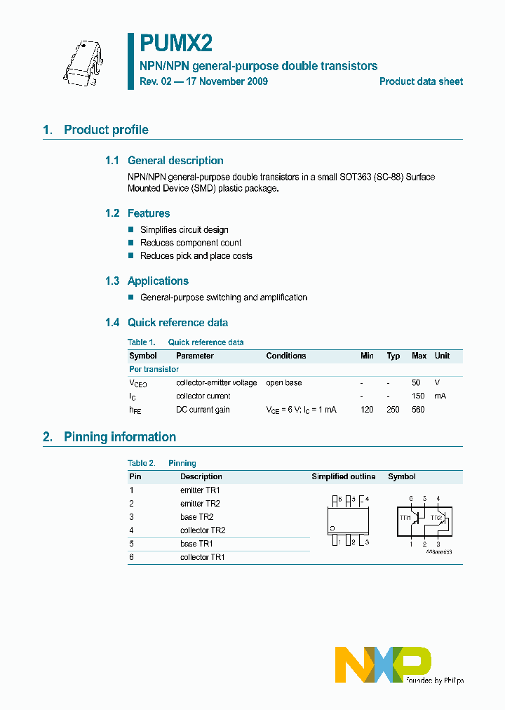 PUMX2_4616245.PDF Datasheet