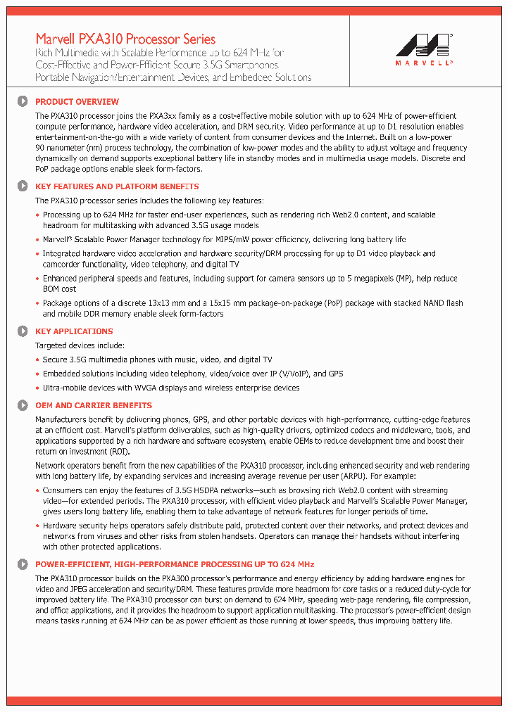 PXA310_4707405.PDF Datasheet