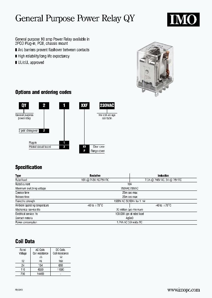 QY21XXF230VAC_4184625.PDF Datasheet