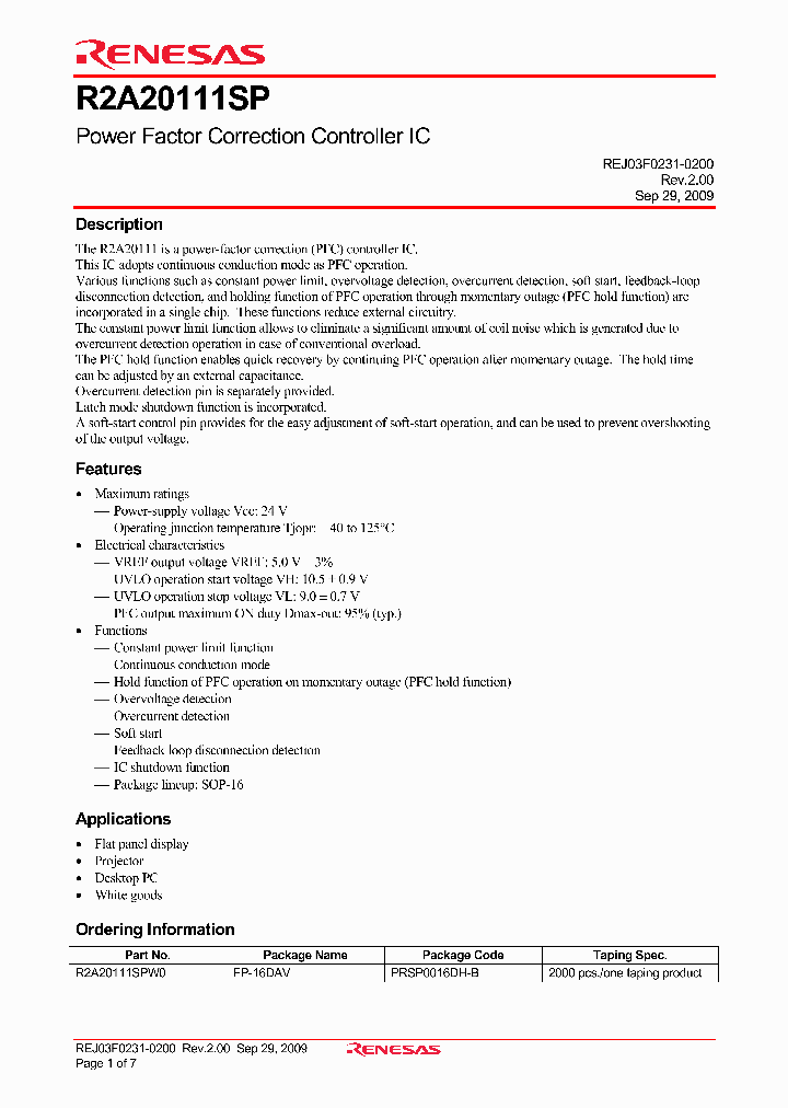 R2A20111SP09_4524570.PDF Datasheet