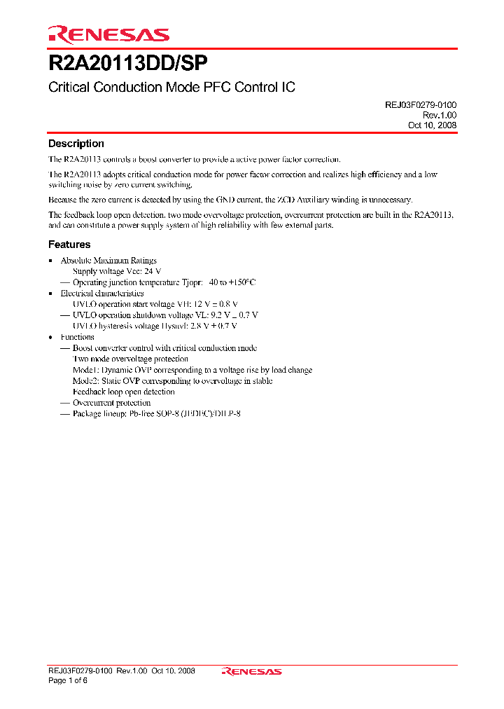 R2A20113DD_4374832.PDF Datasheet