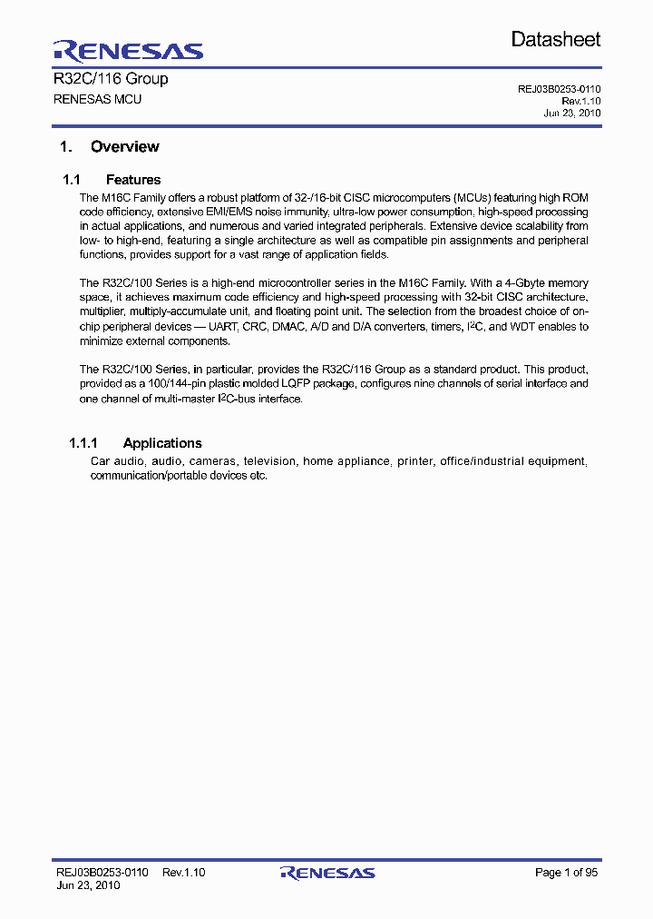 R5F64165HNFB_4614088.PDF Datasheet