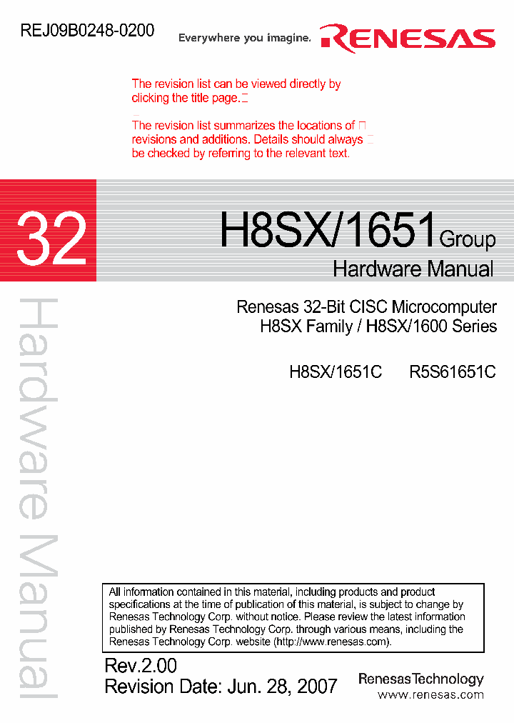 R5S61651C_4327383.PDF Datasheet