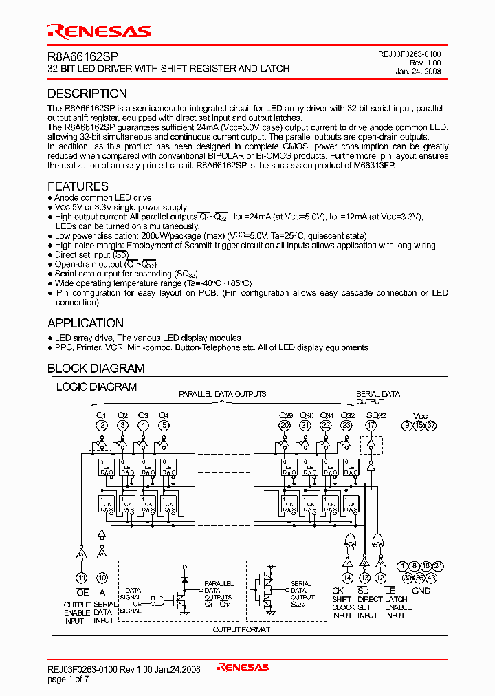R8A66162SP_4593062.PDF Datasheet