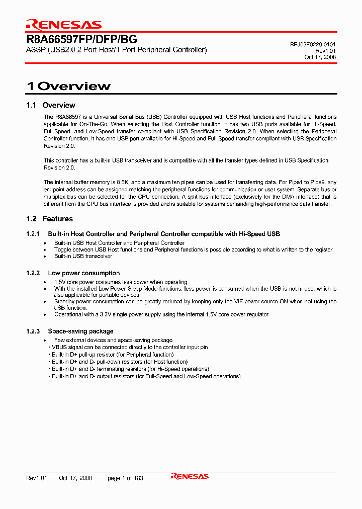 R8A66597BG_4330721.PDF Datasheet