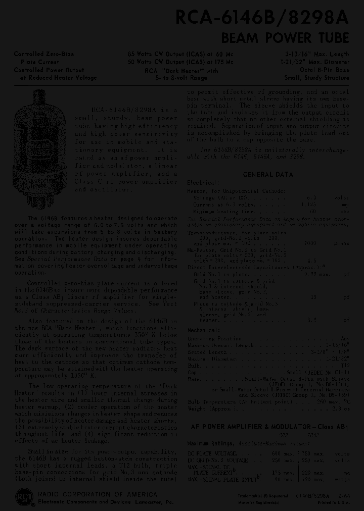 RCA-8298A_4356315.PDF Datasheet
