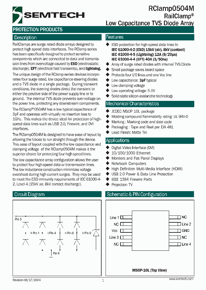 RCLAMP0504M_4304712.PDF Datasheet