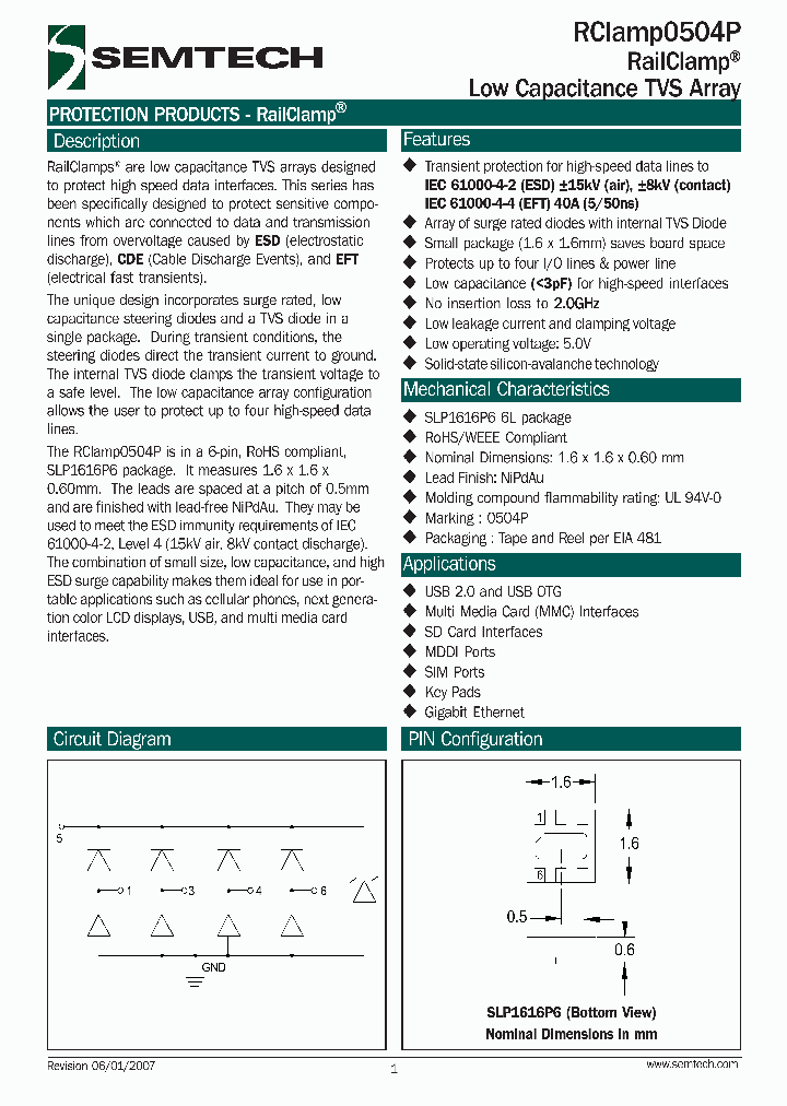 RCLAMP0504PTCT_4420107.PDF Datasheet