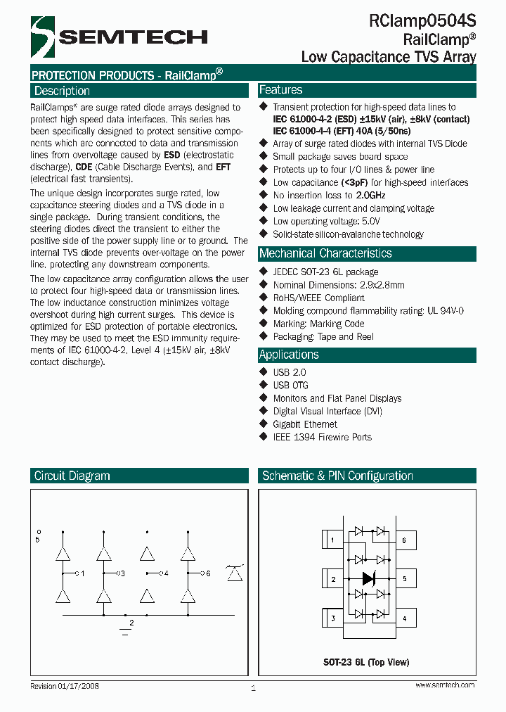 RCLAMP0504STCT_4290328.PDF Datasheet