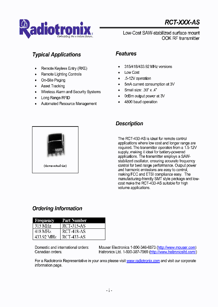 RCT-433-AS_4379495.PDF Datasheet