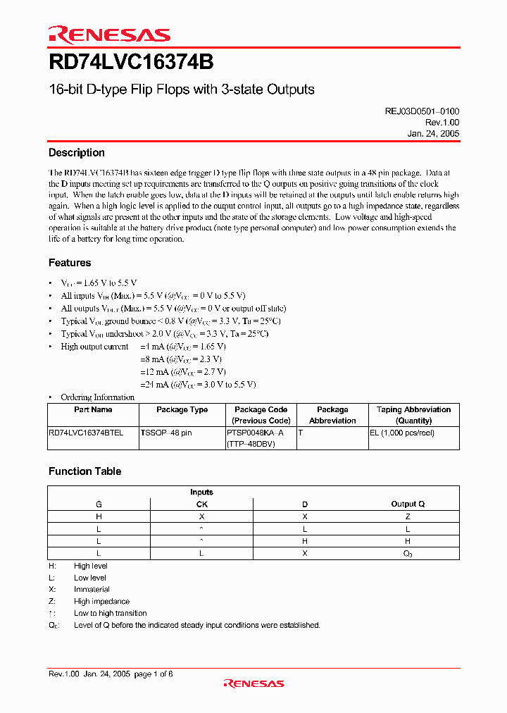 RD74LVC16374BTEL_4341008.PDF Datasheet