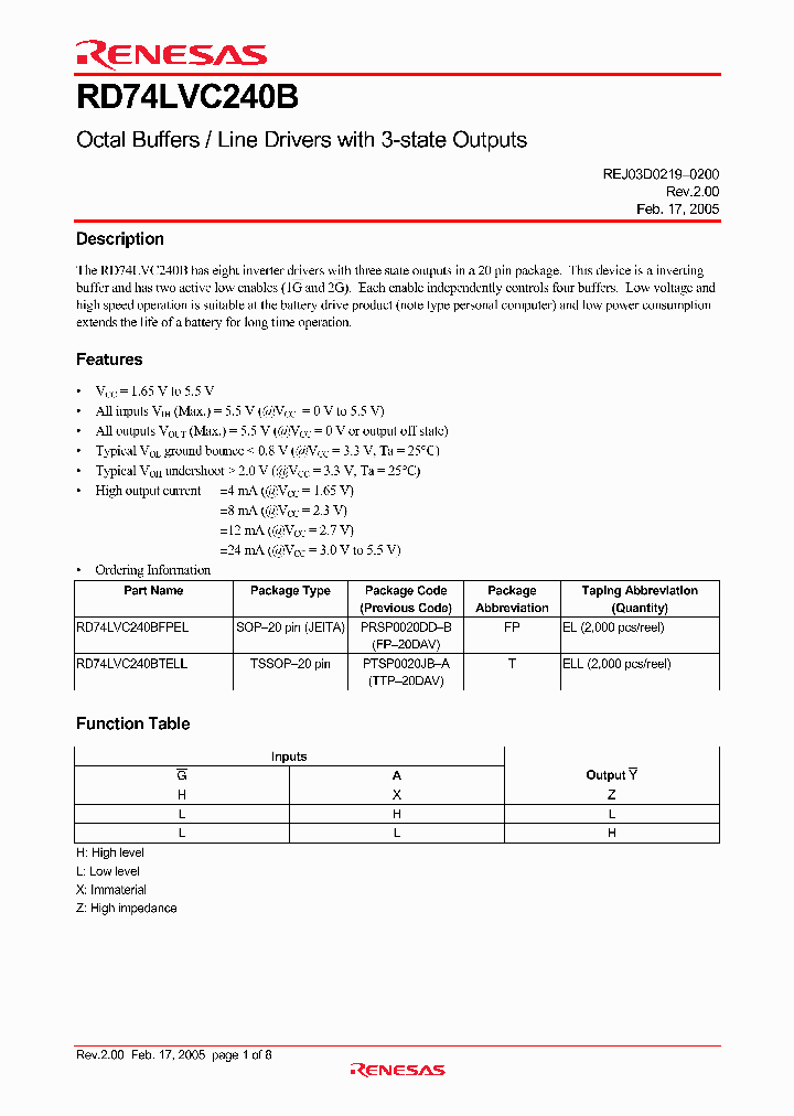 RD74LVC240BFPEL_4871132.PDF Datasheet