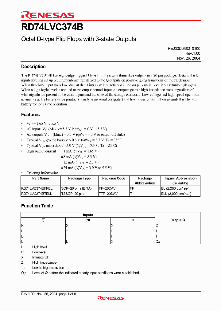 RD74LVC374BTELL_4341010.PDF Datasheet