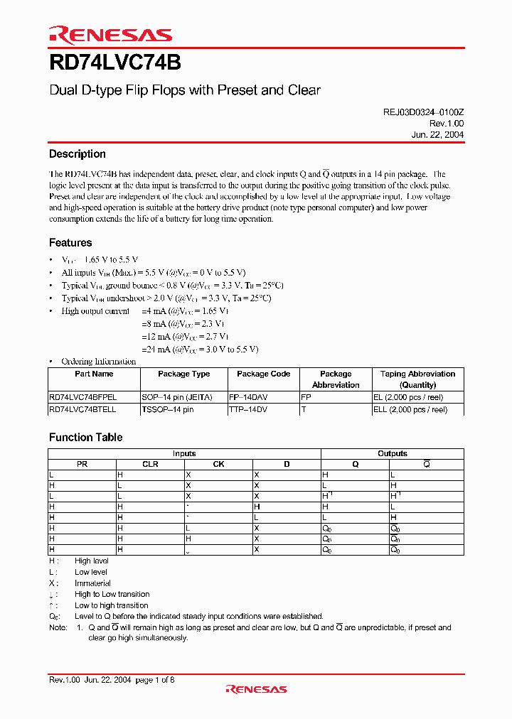 RD74LVC74BFPEL_4785391.PDF Datasheet