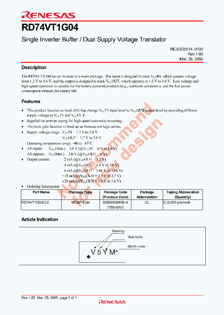 RD74VT1G04_4351790.PDF Datasheet