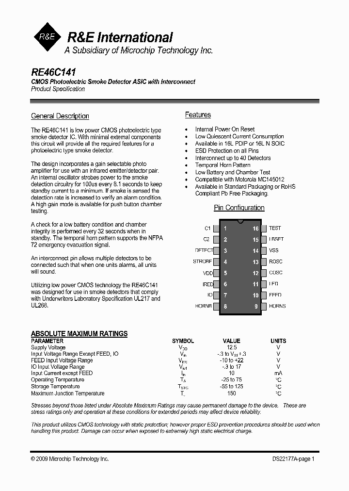 RE46C141_4850025.PDF Datasheet