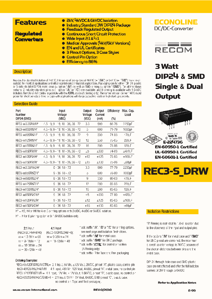REC3-XX33SRWH_4652067.PDF Datasheet
