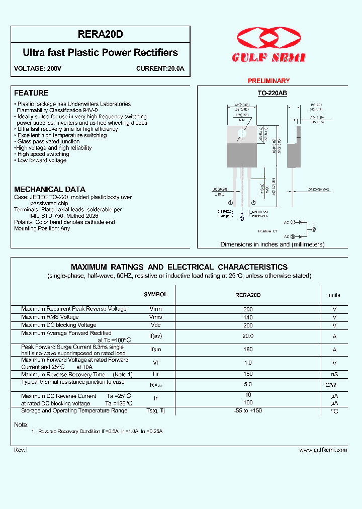 RERA20D_4619659.PDF Datasheet