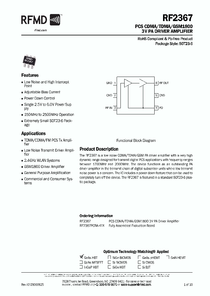 RF2367_4356279.PDF Datasheet