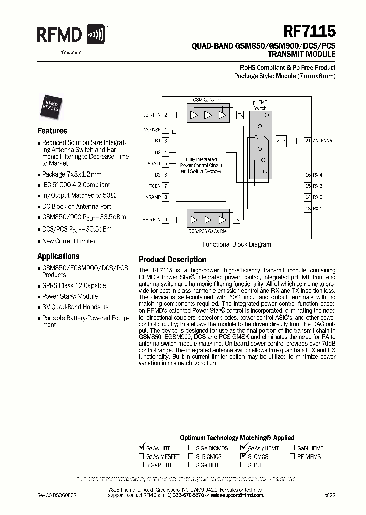 RF71151_4181400.PDF Datasheet