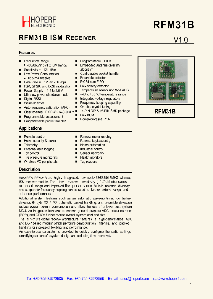 RFM31B_4901808.PDF Datasheet
