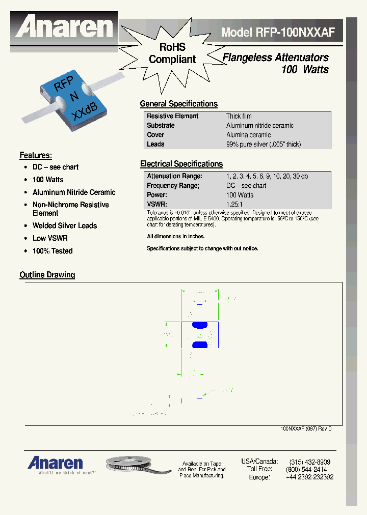 RFP-100NXXAF_4221104.PDF Datasheet