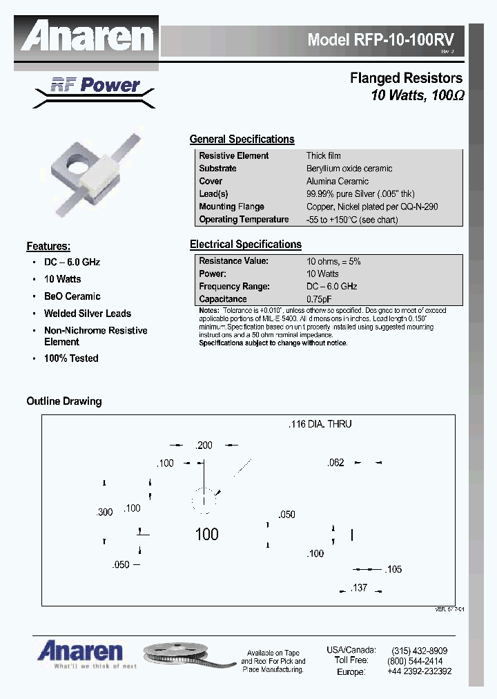 RFP-10-100RV_4221082.PDF Datasheet