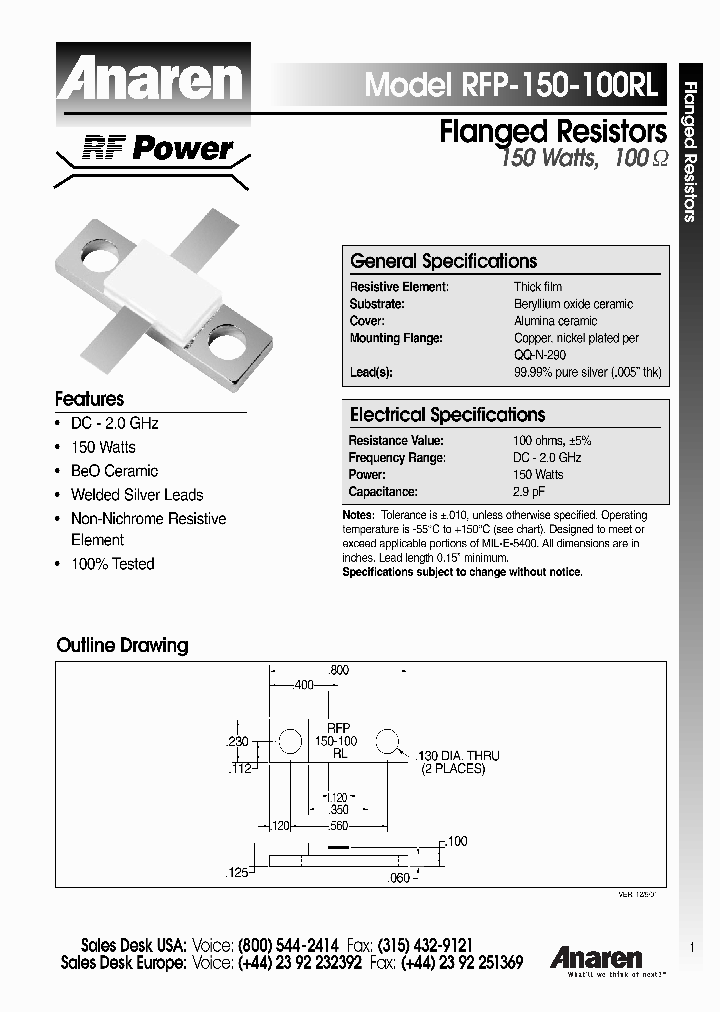 RFP-150-100RL_4879525.PDF Datasheet