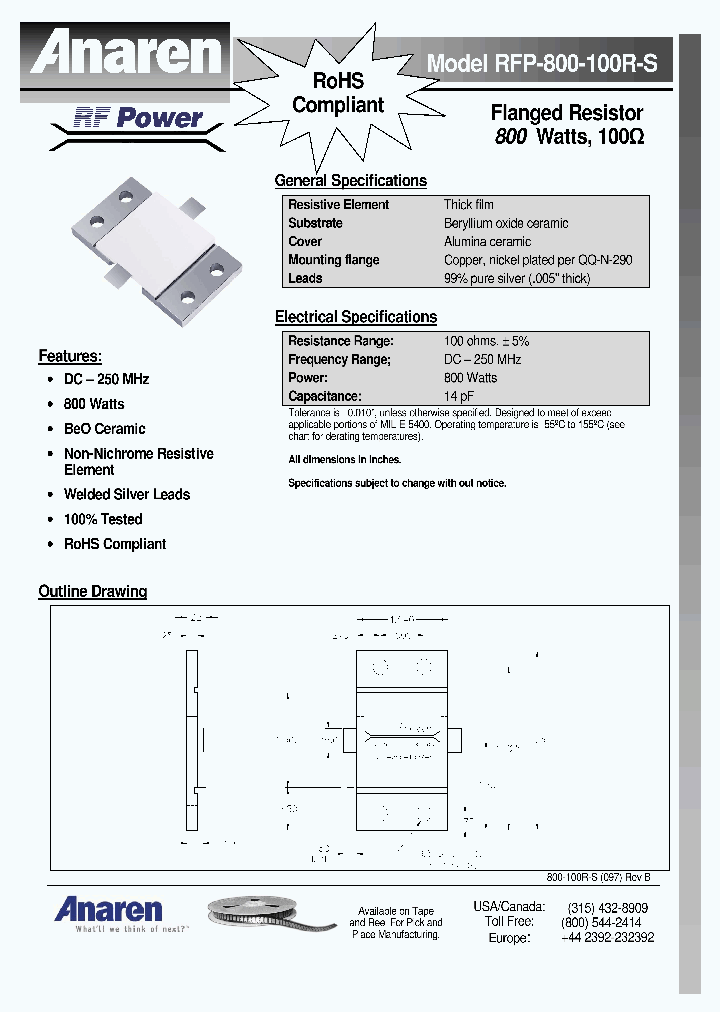 RFP-800-100R-S_4323027.PDF Datasheet
