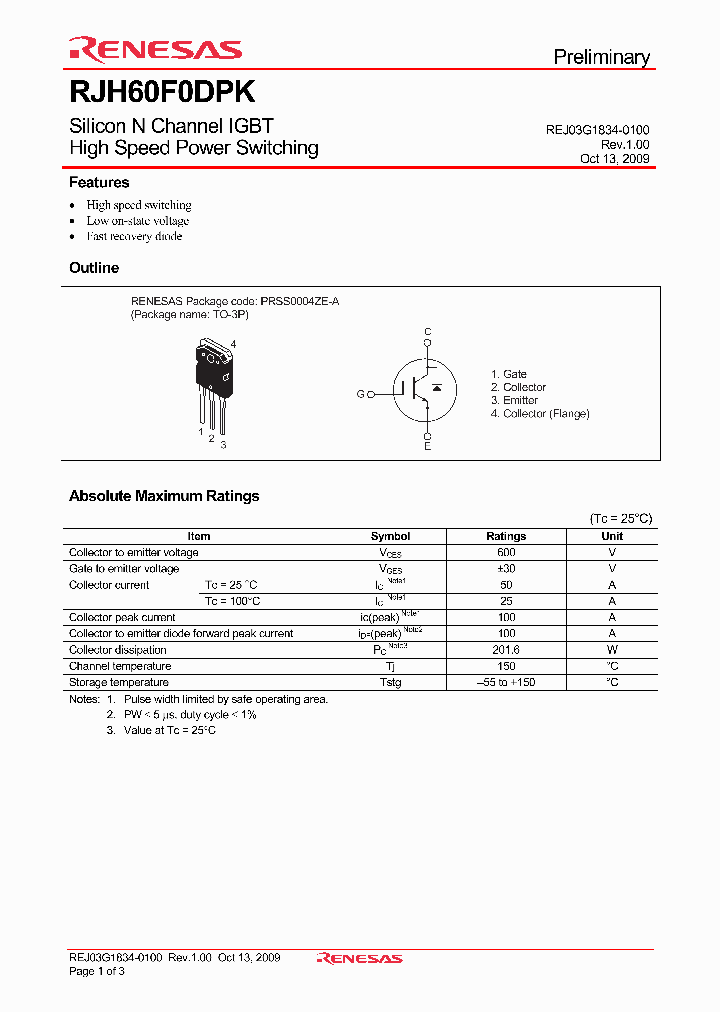 RJH60F0DPK_4870715.PDF Datasheet