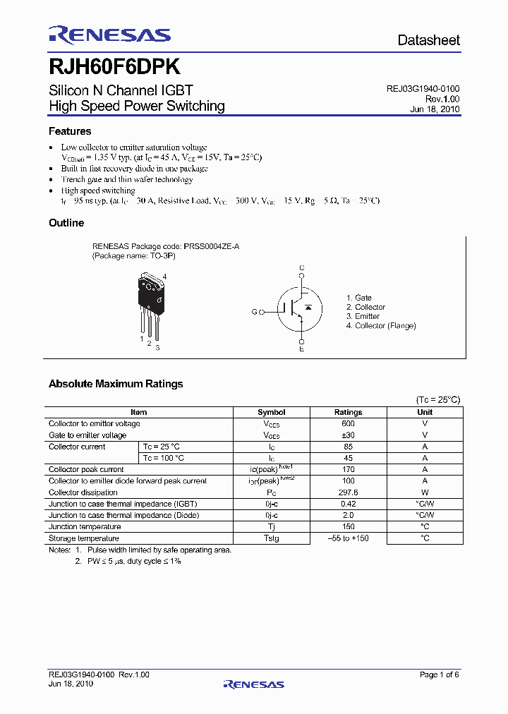 RJH60F6DPK_4870722.PDF Datasheet