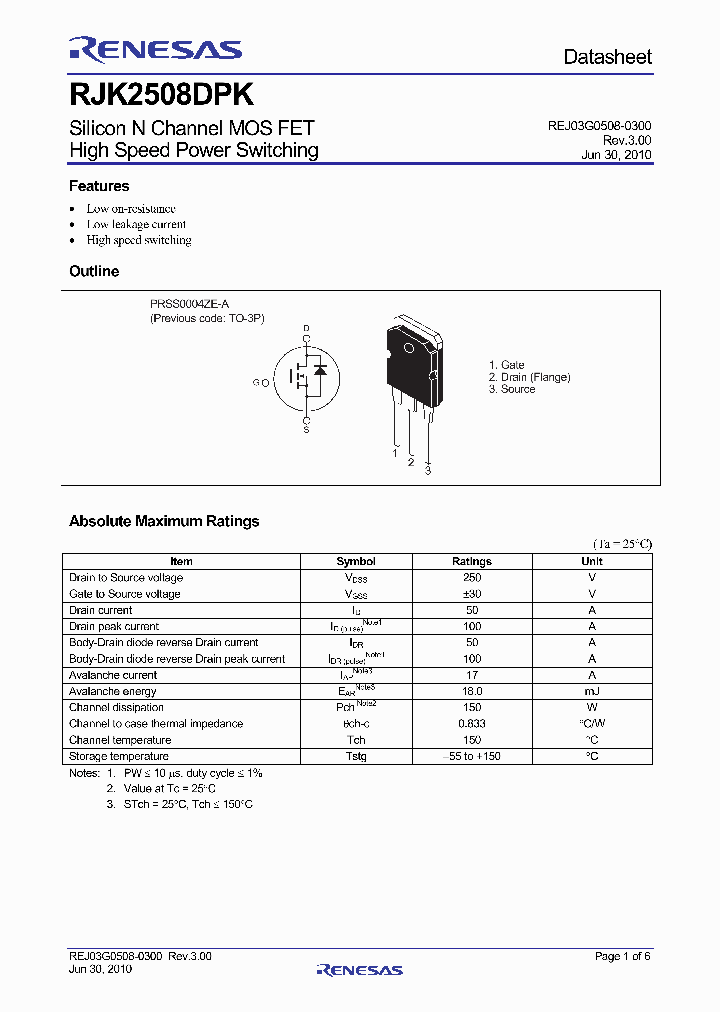 RJK2508DPK10_4851496.PDF Datasheet