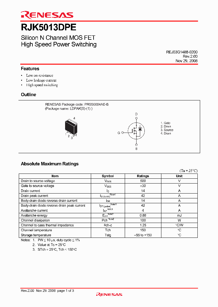 RJK5013DPE-00-J3_4530285.PDF Datasheet