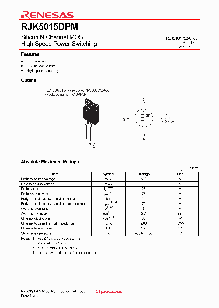 RJK5015DPM_4621436.PDF Datasheet
