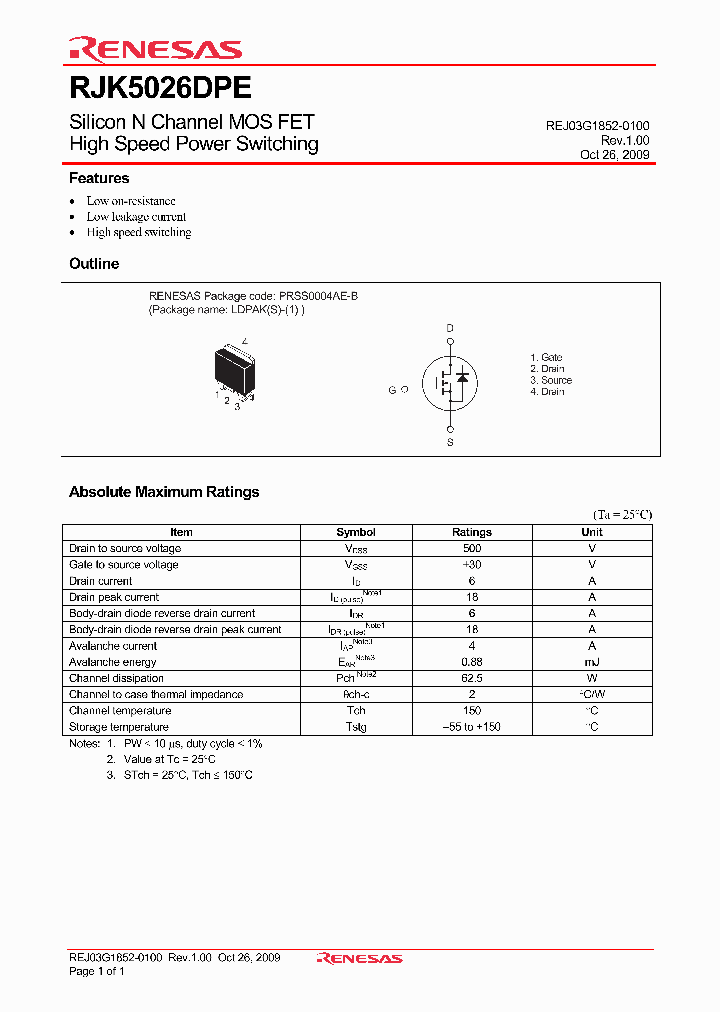 RJK5026DPE-00-J3_4530293.PDF Datasheet