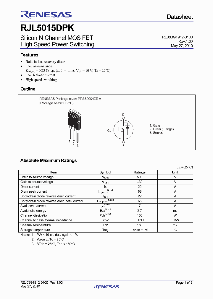 RJL5015DPK_4672640.PDF Datasheet