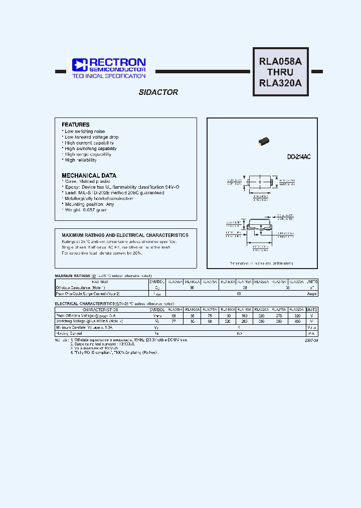 RLA275A_4560396.PDF Datasheet