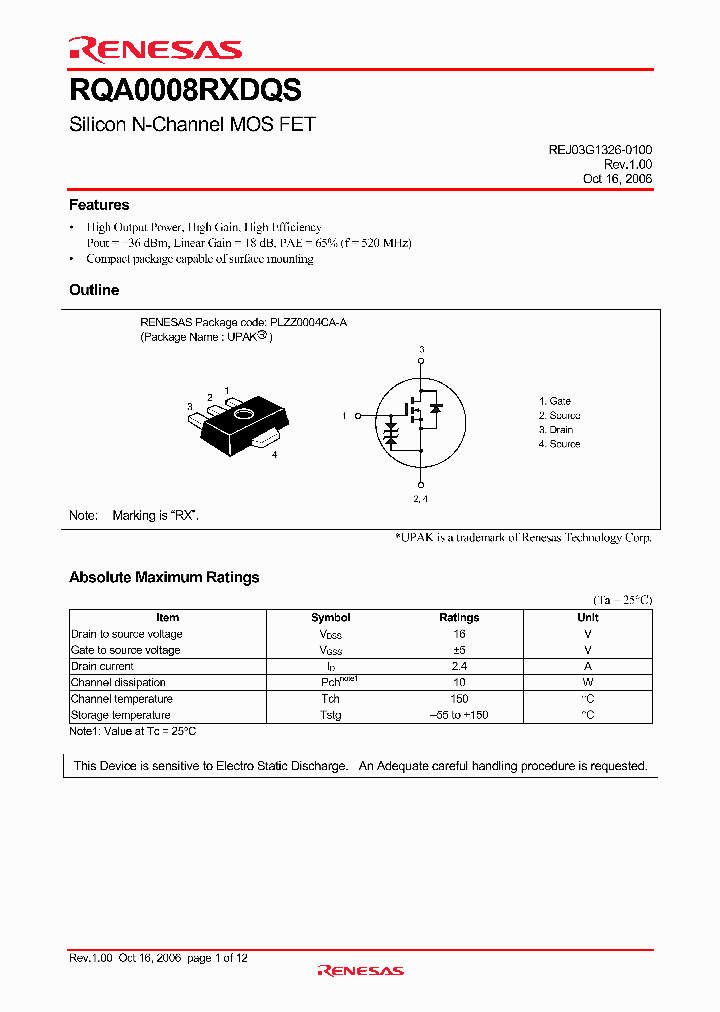 RQA0008RXDQS_4439385.PDF Datasheet