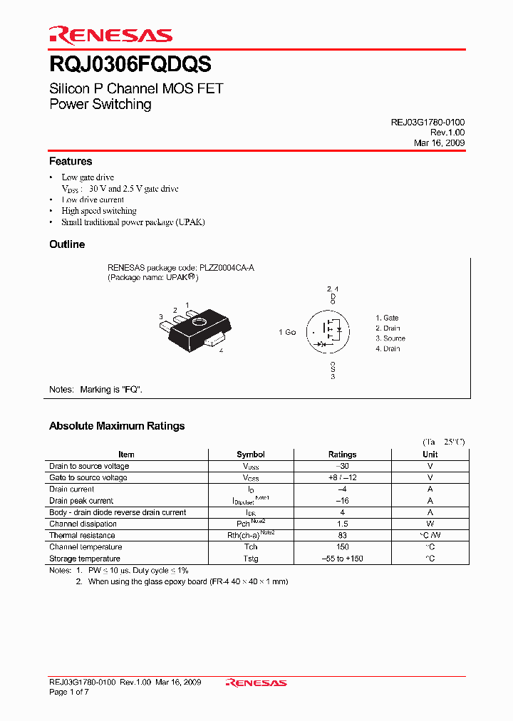 RQJ0306FQDQS_4423144.PDF Datasheet