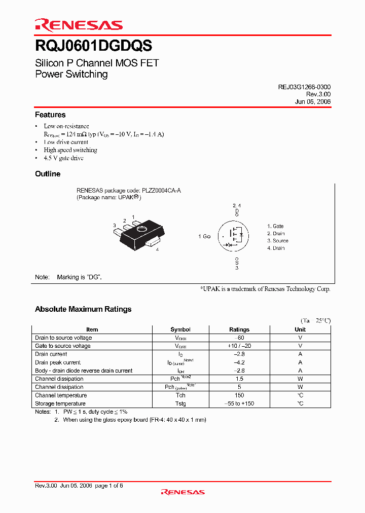 RQJ0601DGDQS_4785221.PDF Datasheet