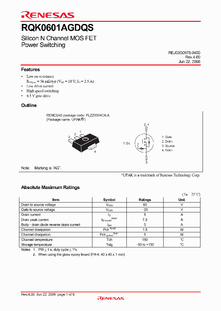 RQK0601AGDQSTL-E_4849061.PDF Datasheet