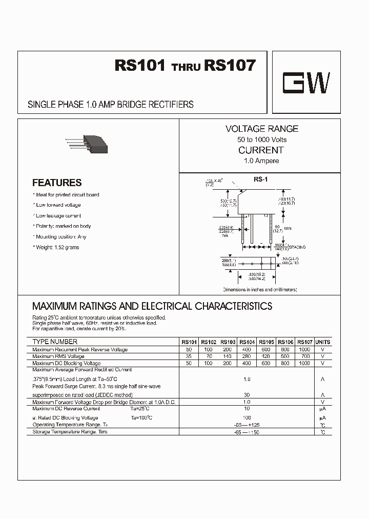 RS101_4438110.PDF Datasheet