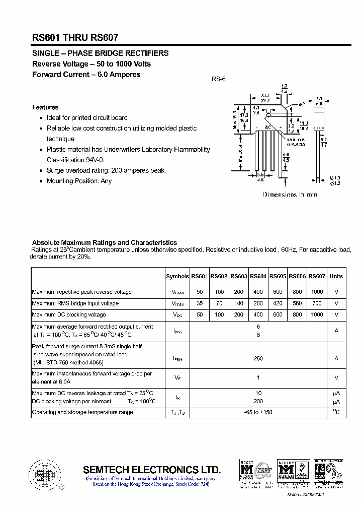 RS601_4488951.PDF Datasheet