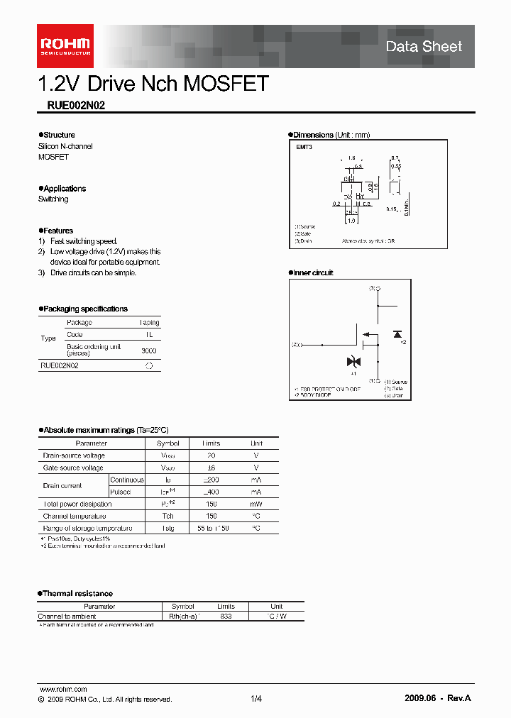 RUE002N02_4768127.PDF Datasheet