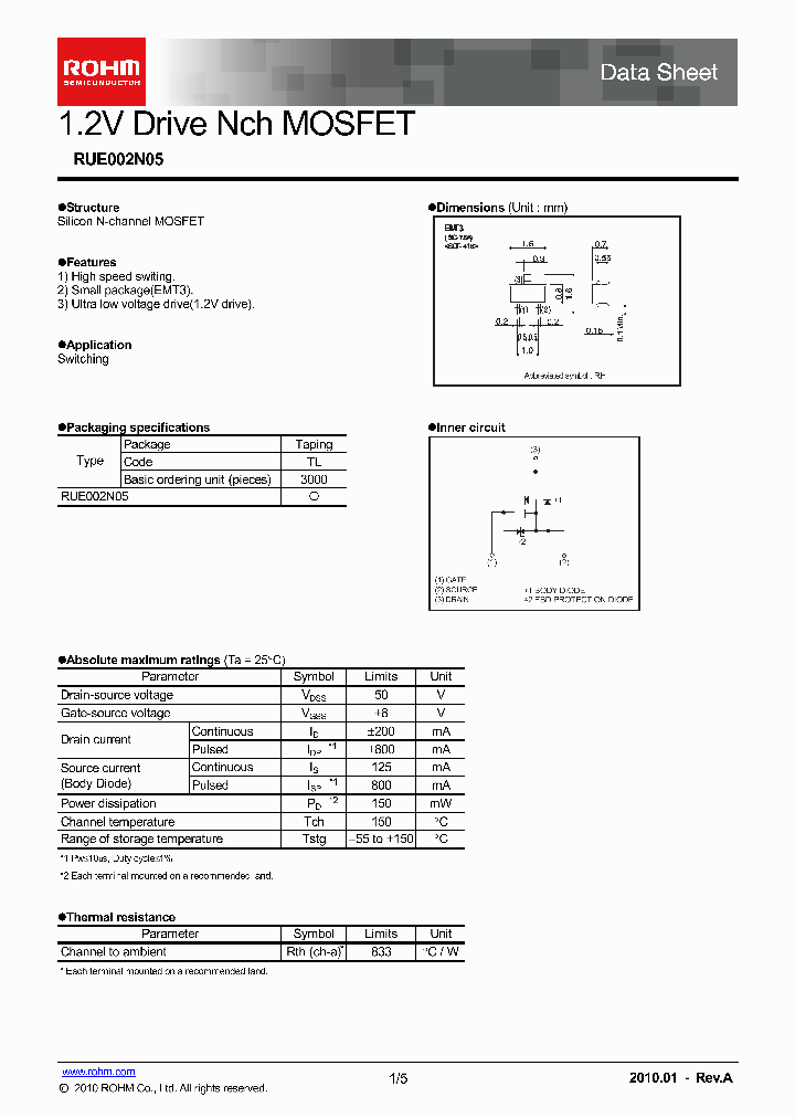 RUE002N05_4768128.PDF Datasheet